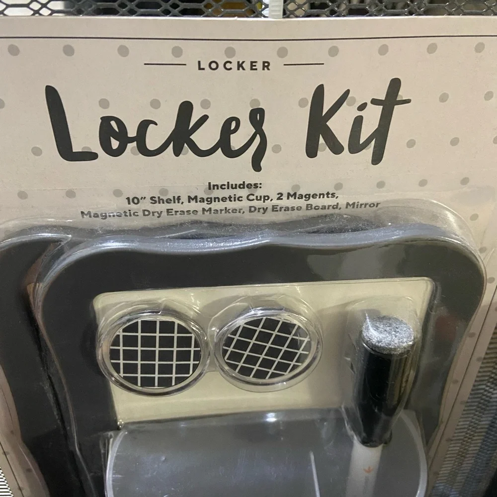 Locker Kit by U Brands-Color Grey